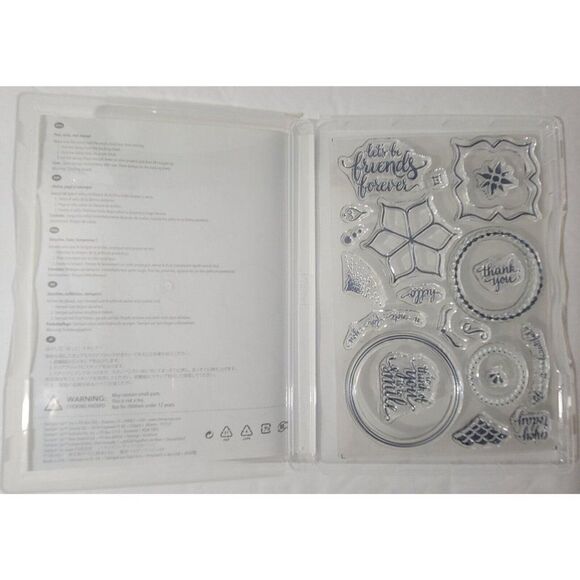 Stampin' Up EASTERN BEAUTY Clear Mount Stamp Set Of 21 Card Making Scrapbooking - Picture 2 of 12